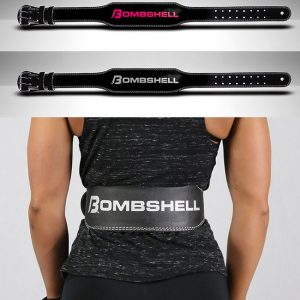 Bombshell Fitness Leather Weight Belt - Women's